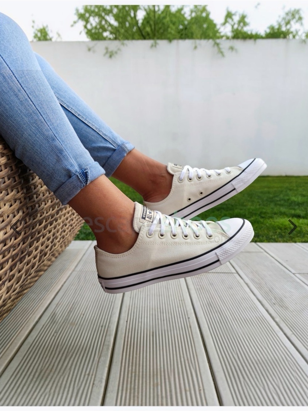 Converse All Star Low “ Pale Putty”Sneakers Size 8